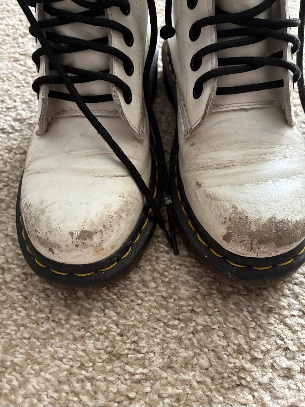 White dr marten boots - Picture 2 of 6